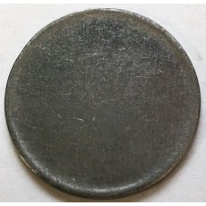 INDIA . UNDATED . TWO 2 RUPEES COIN . ERROR . BLANK